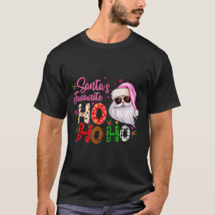 Santa's Favorite Ho Ho Ho Santa Claus Nk Christmas T-Shirt