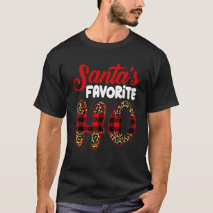 Santas Favorite Ho Santa Favourite Ho Funny Girls T-Shirt