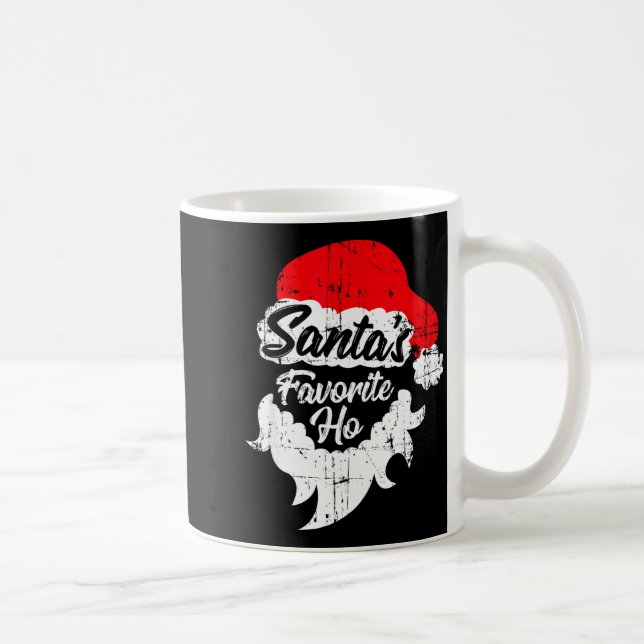 Santas Favorite Ho Shirt Funny Adult Girl Christma Coffee Mug (Right)
