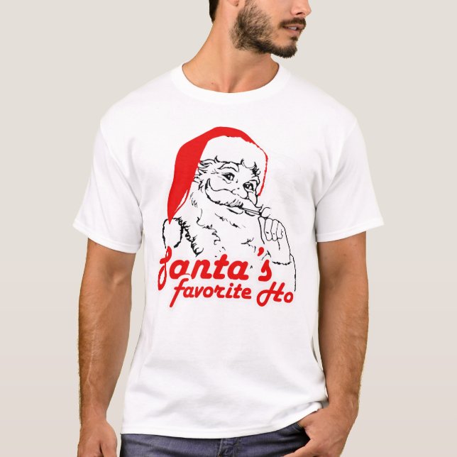 SANTA'S FAVORITE HO T-Shirt (Front)