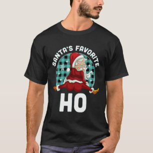 Santa's Favorite Ho - Xmas Naughty Santa Christmas T-Shirt