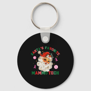 Santas Favorite Mammo Tech Mammography Tech X-ray Key Ring