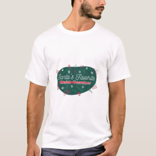 SANTA'S FAVORITE MATH TEACHER CHRISTMAS T-Shirt