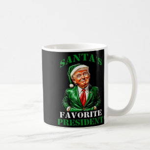 Santas Favorite President Funny Santa Trump 2024 C Coffee Mug