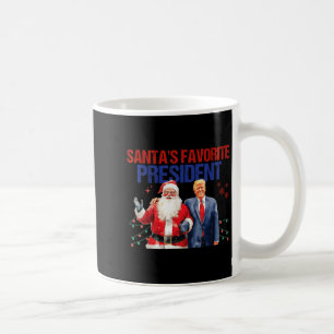 Santas Favorite President Trump Cutetrump Holiday Coffee Mug
