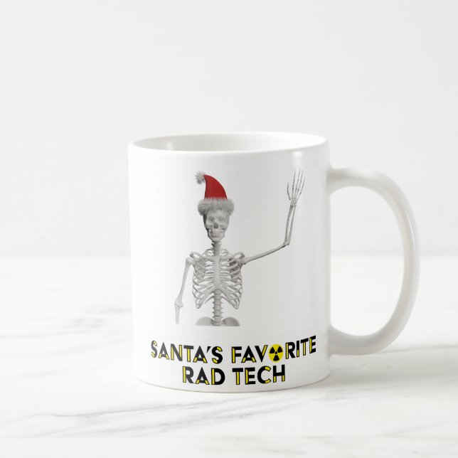 Santa's Favorite Rad Tech Coffee Mug (Right)