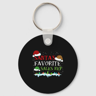 Santa's Favorite S Rep Fun Christmas  Key Ring