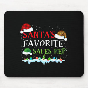 Santa's Favorite S Rep Fun Christmas  Mouse Pad