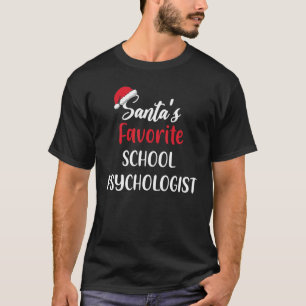 Santas Favorite School Psychologist  Christmas  1 T-Shirt
