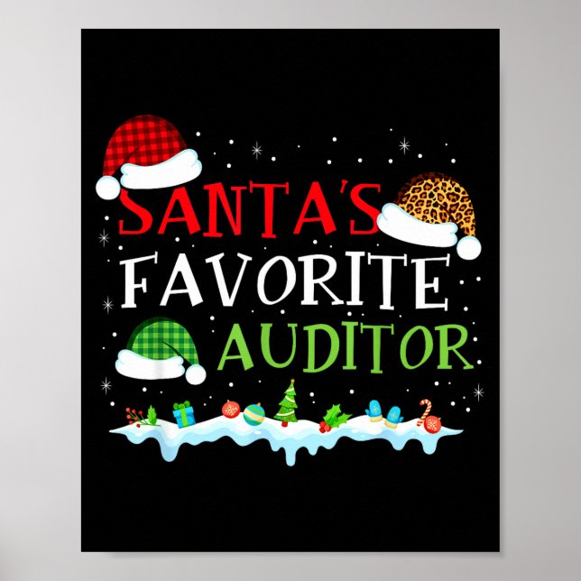 Santa's Favorite Tor Fun Christmas  Poster (Front)