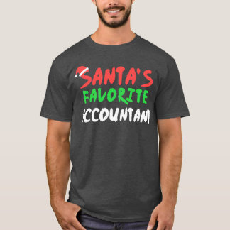 Santas Favourite Accountant Accounting T-Shirt