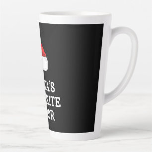 Santas Favourite Actor Christmas Acting Actress Latte Mug