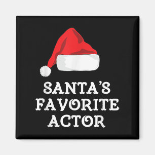 Santas Favourite Actor Christmas Acting Actress Magnet