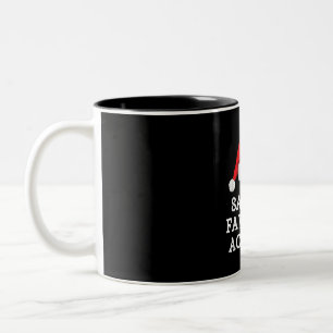 Santas Favourite Actress Christmas Acting Actress Two-Tone Coffee Mug