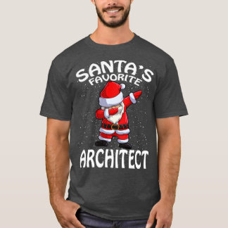Santas Favourite Architect Christmas T-Shirt