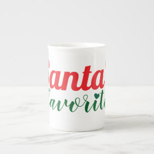 Santa's favourite bone china mug