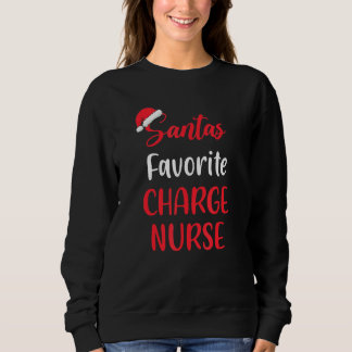 Santa's Favourite Charge Nurse Christmas Sweatshirt