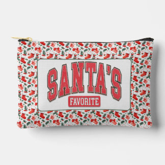 Santa's Favourite Christmas Themed Accessory Pouch