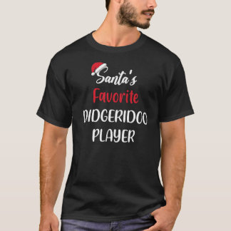 Santas Favourite Didgeridoo Player  Christmas didg T-Shirt