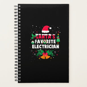 Santas Favourite Electrician Christmas Xmas Gift Planner