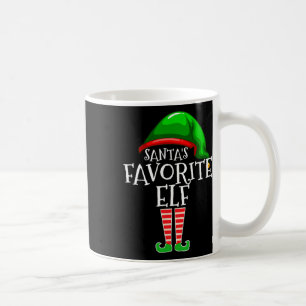Santa's Favourite Elf Group Matching Family Christ Coffee Mug