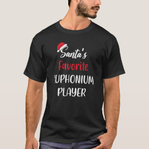 Santas Favourite Euphonium Player Christmas euph T-Shirt