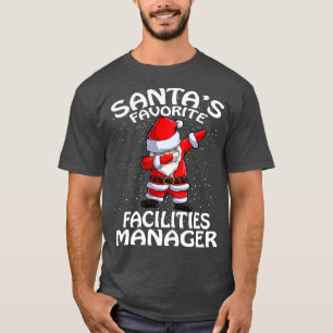 Santas Favourite Facilities Manager Christmas T-Shirt