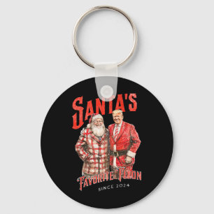 Santa's Favourite Felon Since 2024 Christmas Xmas Key Ring