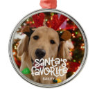 Santa's Favourite Fun Pet Christmas Puppy Dog Phot