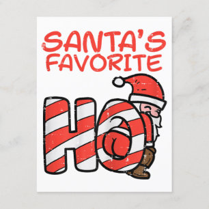 Santas Favourite Funny Naughty Adult Christmas Xma Enclosure Card