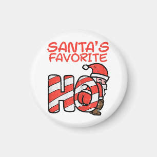 Santas Favourite Funny Naughty Adult Christmas Xma Magnet