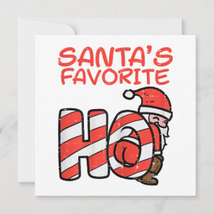 Santas Favourite Funny Naughty Adult Christmas Xma Save The Date