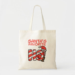 Santas Favourite Funny Naughty Adult Christmas Xma Tote Bag