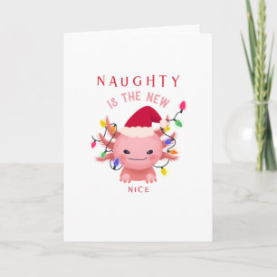 Santa's Favourite Gamer X Mas Axolotl Card