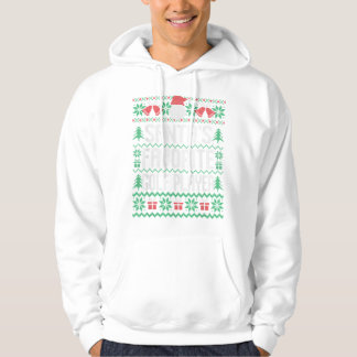 Santa's Favourite Golf Player, Ugly Chri Hoodie