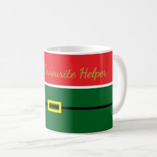Santa's Favourite Helper Christmas Gift Coffee Mug