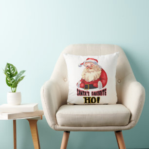 Santa's Favourite Ho Cushion