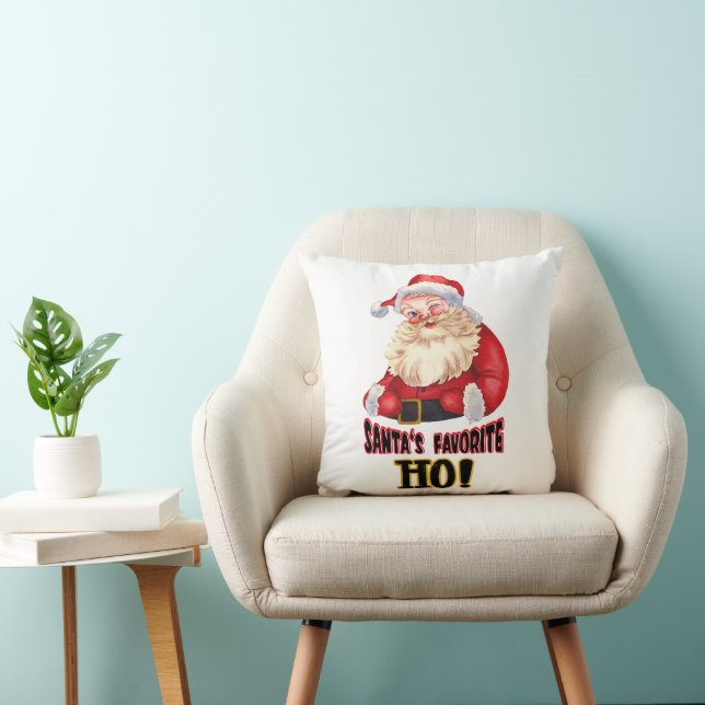 Santa's Favourite Ho Cushion (Chair)