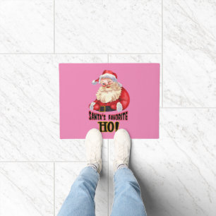 Santa's Favourite Ho Doormat