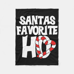 Santas Favourite Ho Fleece Blanket