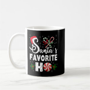 Santa's Favourite Ho Funny Christmas Men Women Hol Coffee Mug