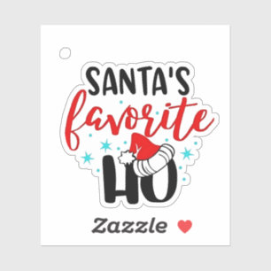 Santa's Favourite Ho Funny Christmas Xmas