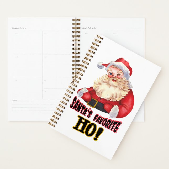 Santa's Favourite Ho Planner (Display)