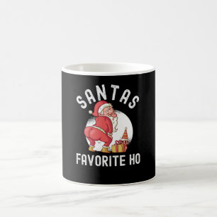 Santa's Favourite Ho Rude Christmas Xmas Coffee Mug