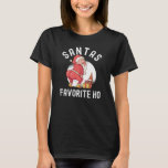 Santa's Favourite Ho Rude Christmas Xmas T-Shirt<br><div class="desc">Funny "Santa's Favourite Ho" Design. Searching for a naughty christmas joke or an inappropriate christmas design? This dirty christmas jokes is perfect for everyone who is on santas xmas naughty list</div>