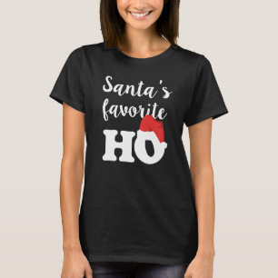 Santa's Favourite Ho shirt Christmas Party T-shirt