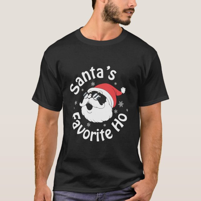Santas Favourite Ho T-Shirt (Front)