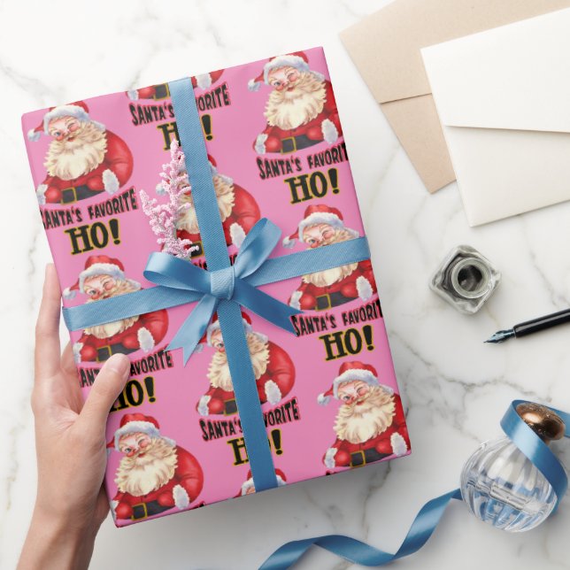 Santa's Favourite Ho Wrapping Paper (Gifting)