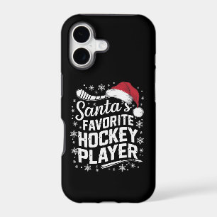 Santa's Favourite Hockey Player Pajama Christmas