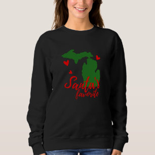 Santa's Favourite in Michigan! Sweatshirt